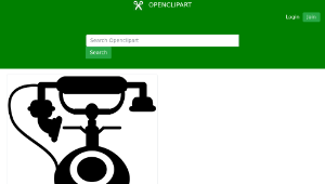 openclipart圖庫：Phone Icon 2-資源代表圖