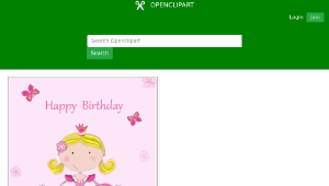 openclipart圖庫：Animated Birthday Card縮圖