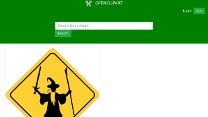 openclipart圖庫：You shall not pass traffic sign縮圖