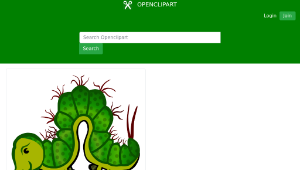 openclipart圖庫：caterpillar - coloured-資源代表圖
