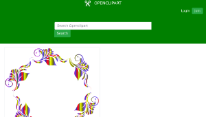 openclipart圖庫：Colorful Flowers Pattern In A Circle縮圖