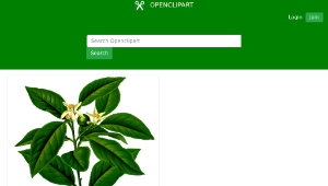 openclipart圖庫：Lemon tree (detailed)-資源代表圖