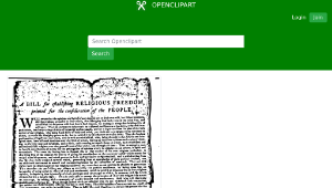 openclipart圖庫：REQUEST: Religious Freedom Bill Clipart-資源代表圖