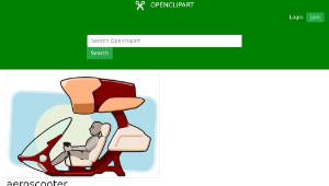 openclipart圖庫：aeroscooter-資源代表圖