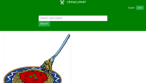 openclipart圖庫：Spaghetti 2-資源代表圖