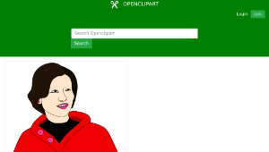 openclipart圖庫：Zhou Qunfei (richest self-made woman)縮圖