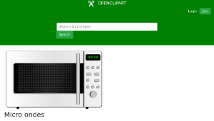 openclipart圖庫：Micro ondes-資源代表圖