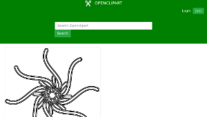 openclipart圖庫：Elaborate Sun Drawing-資源代表圖
