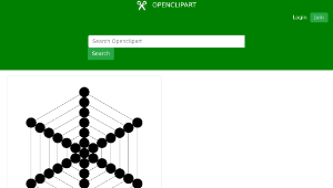 openclipart圖庫：37 circles hexagon target-資源代表圖