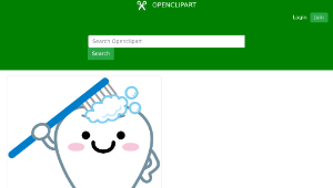 openclipart圖庫：Tooth #1-資源代表圖