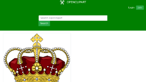 openclipart圖庫：Crown 16-資源代表圖