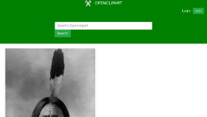 openclipart圖庫：Chief Sitting Bull-資源代表圖