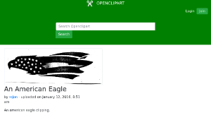 openclipart圖庫：An American Eagle-資源代表圖