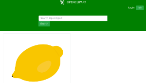 openclipart圖庫：Lemon