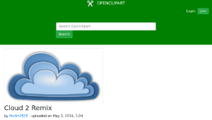 openclipart圖庫：Cloud 2 Remix縮圖
