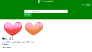 openclipart圖庫：Heart10-資源代表圖