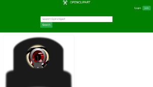 openclipart圖庫：Eye through Sight-資源代表圖
