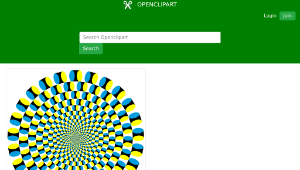 openclipart圖庫：Optical Illusion Vortex-資源代表圖