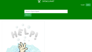 openclipart圖庫：Need Help縮圖