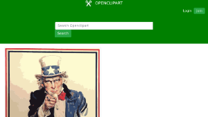 openclipart圖庫：I Want You - DS 24-資源代表圖