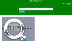 openclipart圖庫：Magnifier-資源代表圖