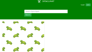 openclipart圖庫：Turtle-seamless pattern縮圖