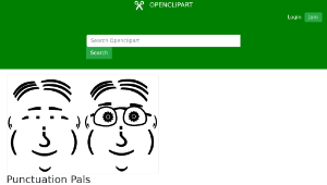 openclipart圖庫：Punctuation Pals-資源代表圖