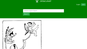 openclipart圖庫：Lady and some Cupids-資源代表圖