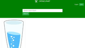 openclipart圖庫：Sparkling Water-資源代表圖