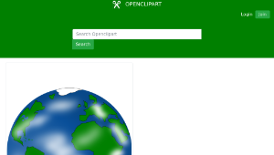 openclipart圖庫：planeta tierra縮圖