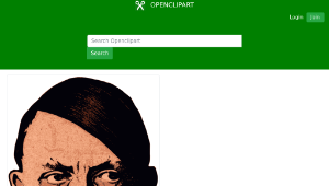 openclipart圖庫：Hitler Face-資源代表圖