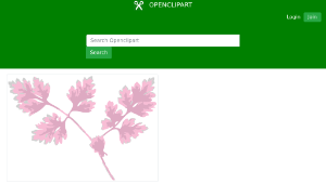 openclipart圖庫：Chervil-資源代表圖