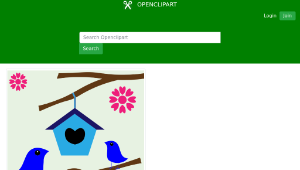 openclipart圖庫：Birds' Love Nest-資源代表圖