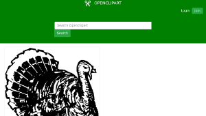 openclipart圖庫：turkey
