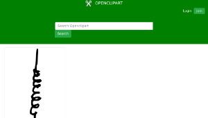 openclipart圖庫：Spider With Spring縮圖