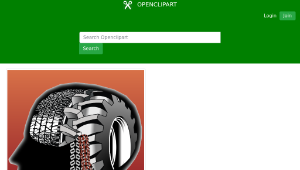 openclipart圖庫：Will Head Composition縮圖