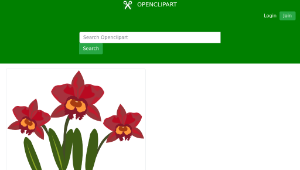 openclipart圖庫：cattleya縮圖