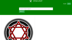 openclipart圖庫：Estrella Hexagrama-資源代表圖