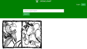 openclipart圖庫：Flowers in Squares