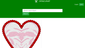 openclipart圖庫：Doily Heart-資源代表圖