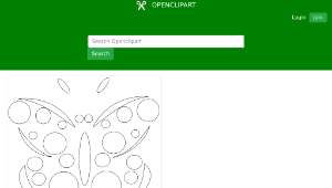 openclipart圖庫：butterfly utopia縮圖