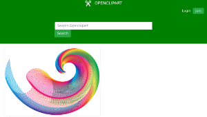 openclipart圖庫：Chromatic Line Art 2 No Background-資源代表圖