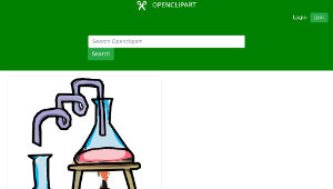openclipart圖庫：Science Test Tube