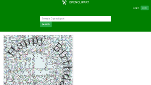 openclipart圖庫：Happy Birthday-資源代表圖