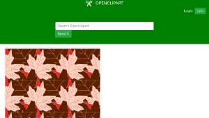 openclipart圖庫：Autumn leaves -seamless pattern-資源代表圖