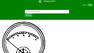 openclipart圖庫：Volt Meter-資源代表圖