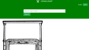 openclipart圖庫：Dramatic Stage Frame