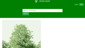 openclipart圖庫：tree at my parents missouri home縮圖