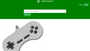 openclipart圖庫：Desktop Joystick Preferences Icon