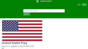 openclipart圖庫：United States Flag-資源代表圖